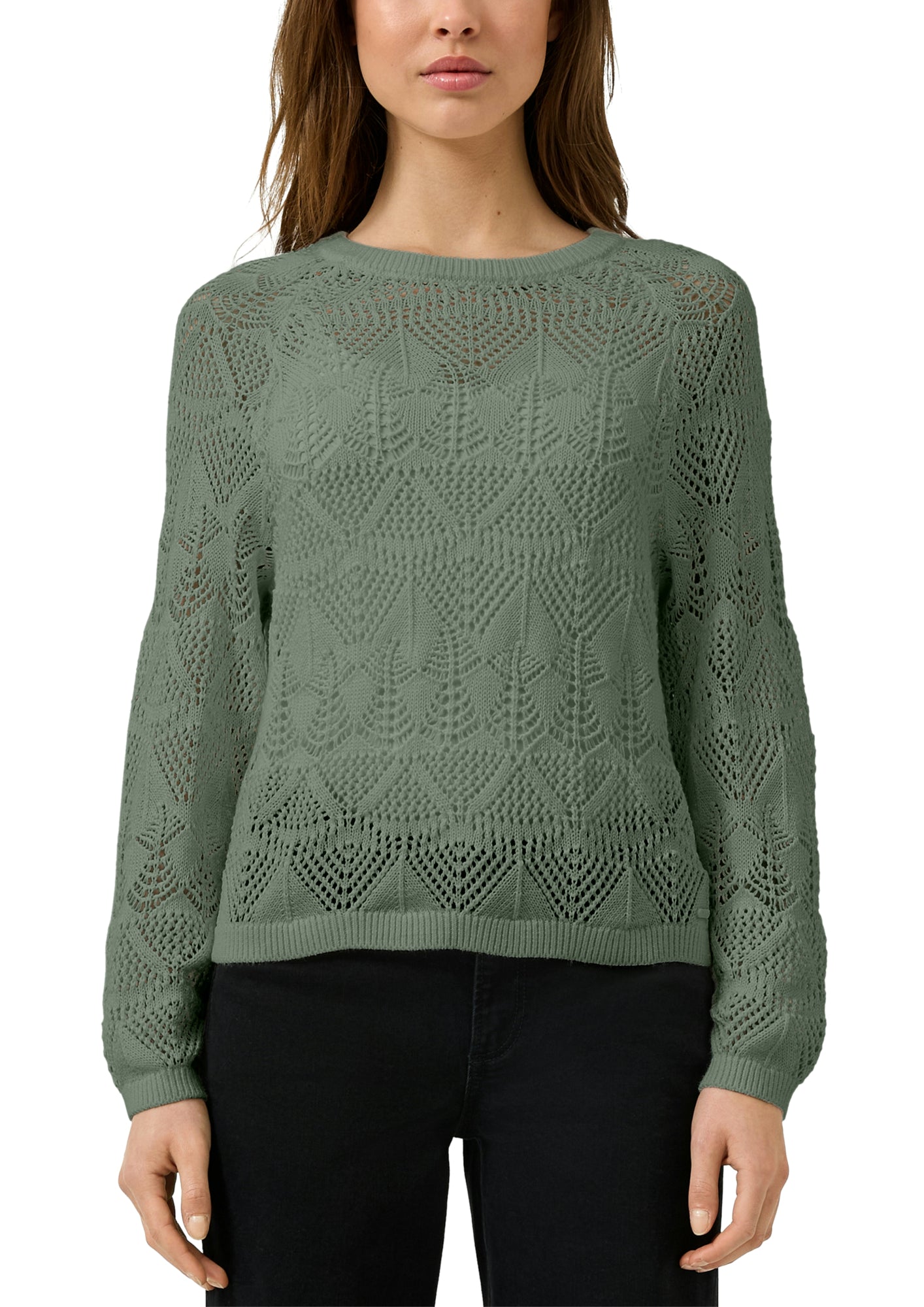 Q/S by s.Oliver Pullover  grün