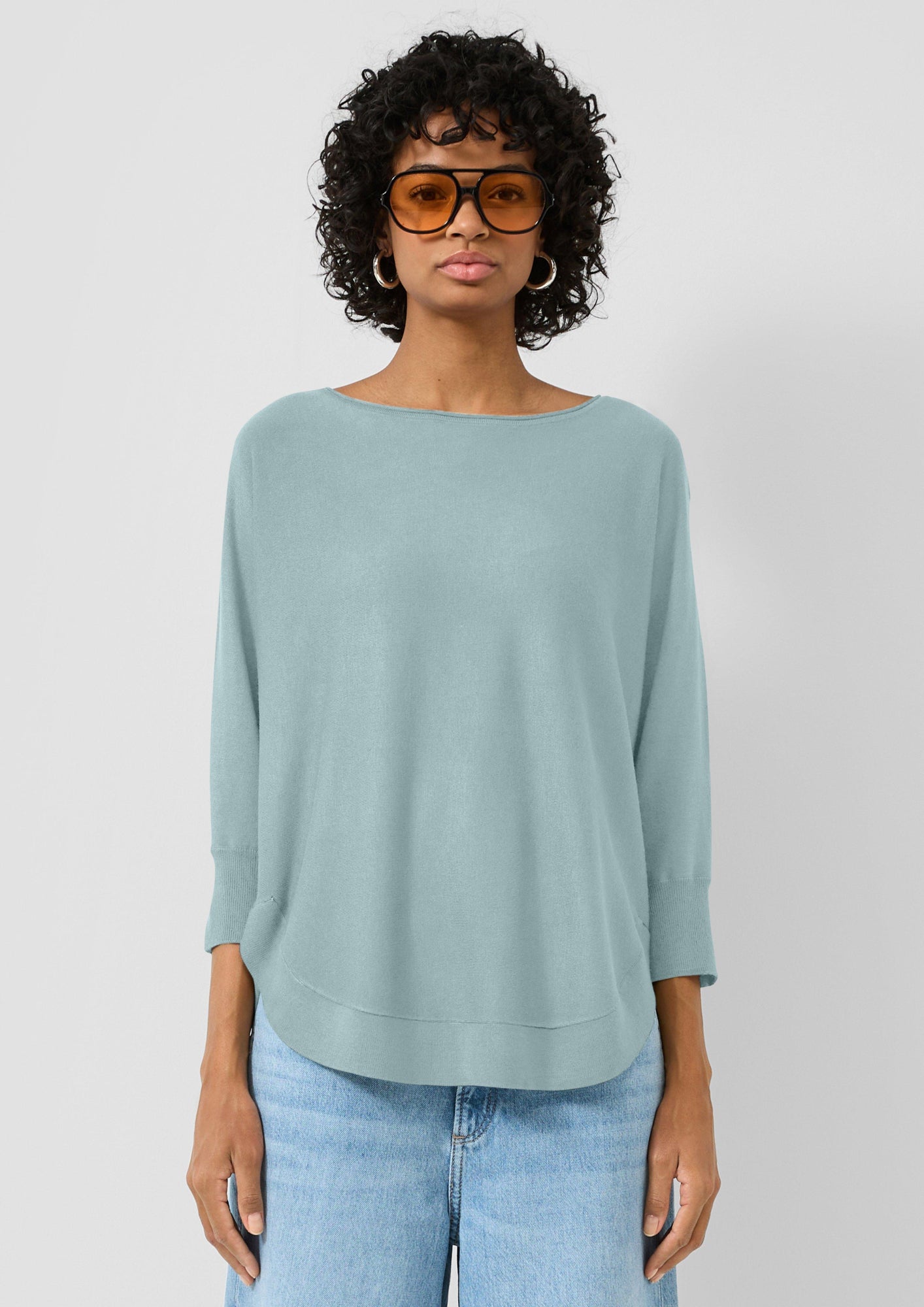 Q/S by s.Oliver Pullover  türkis