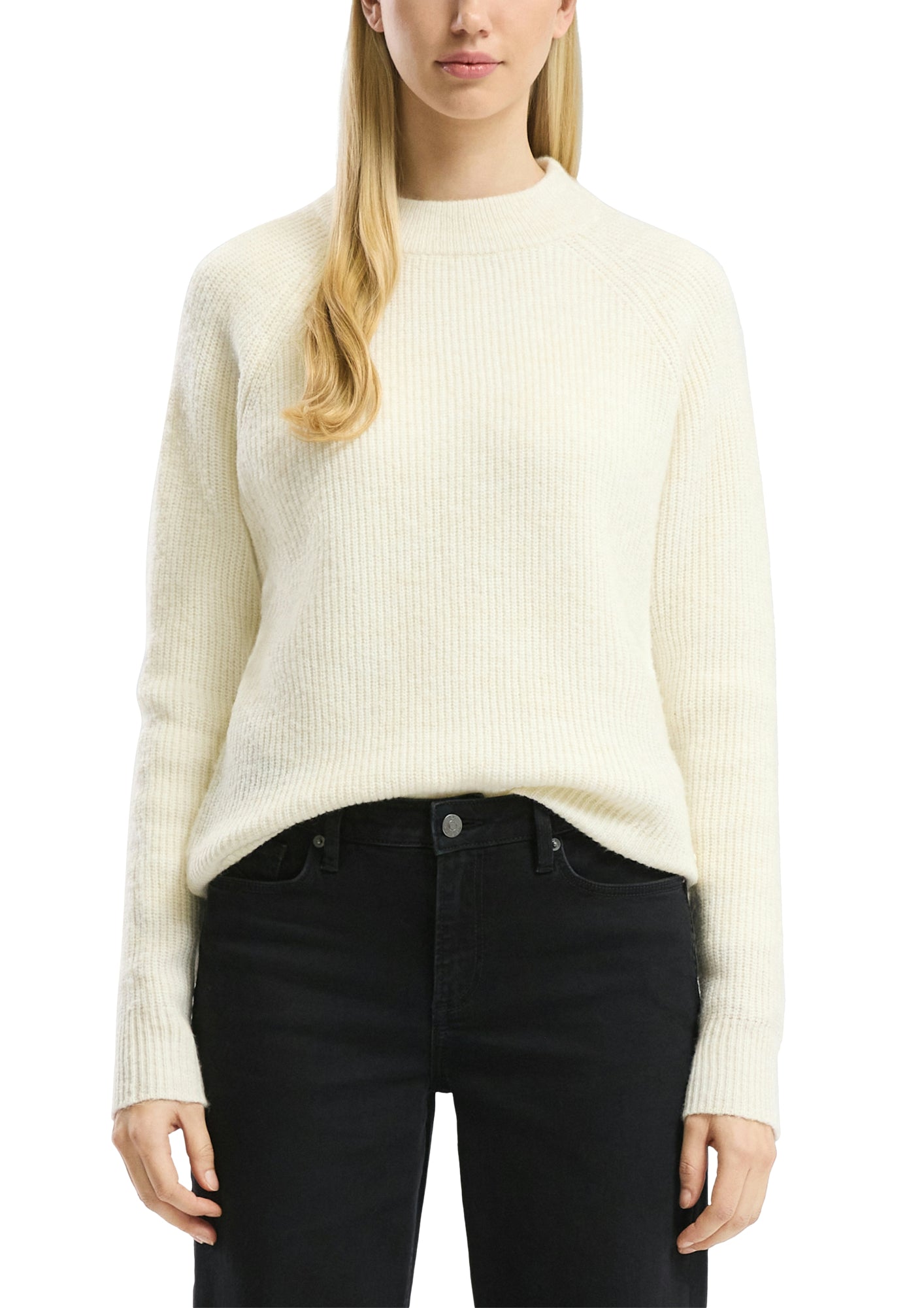 Q/S by s.Oliver Pullover  weiß