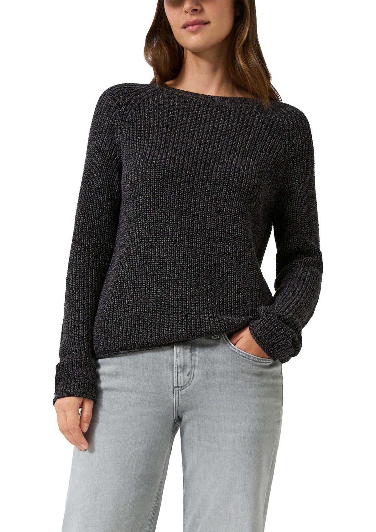 Q/S by s.Oliver Pullover  grau