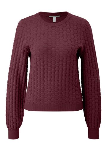 Strukturierter Pullover