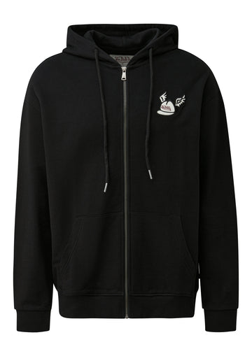 Sweatjacke mit Stickerei