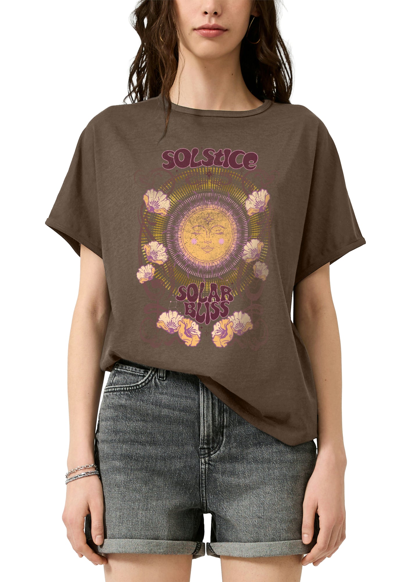 Q/S by s.Oliver T-Shirts  braun