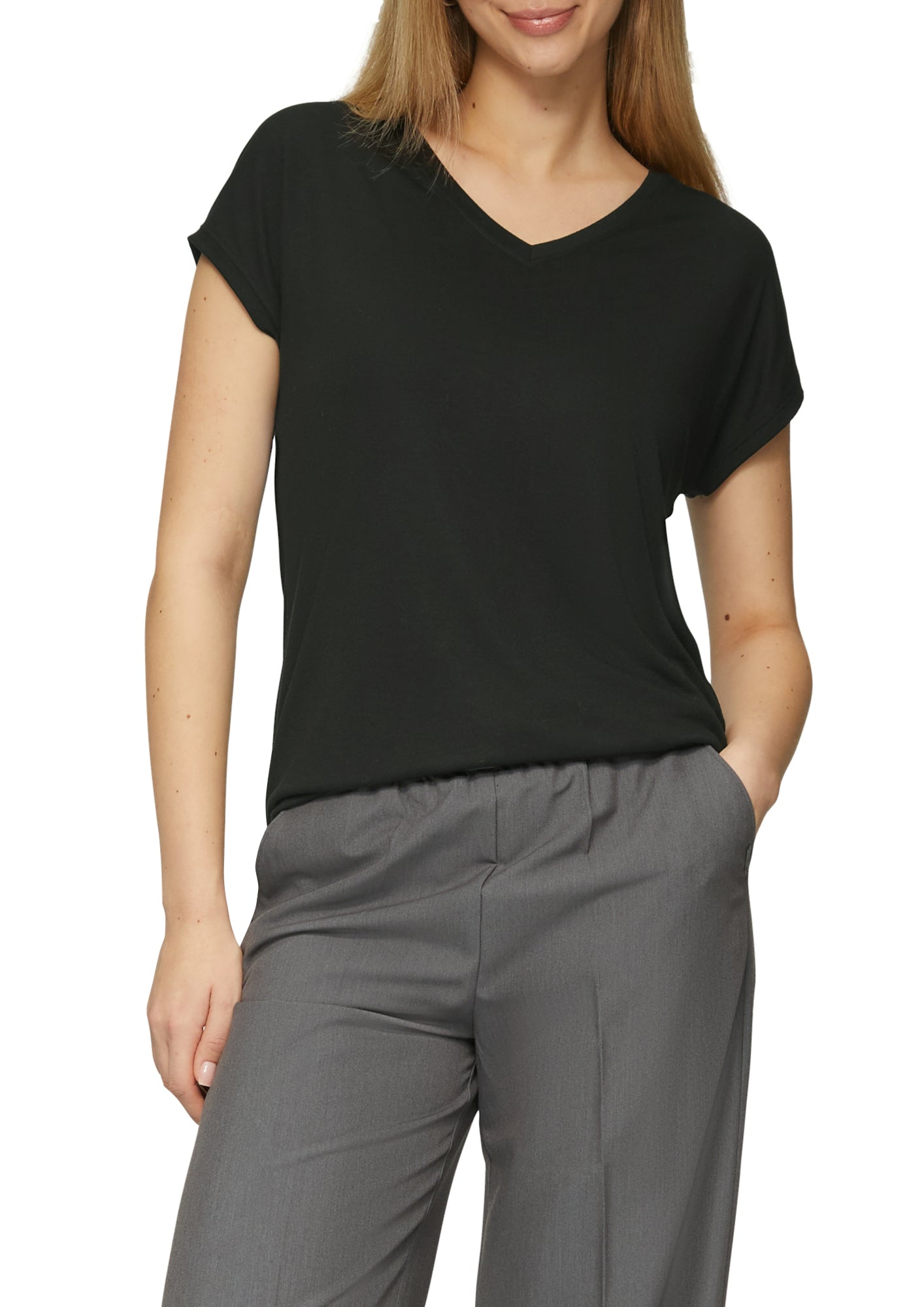 Q/S by s.Oliver T-Shirts  schwarz