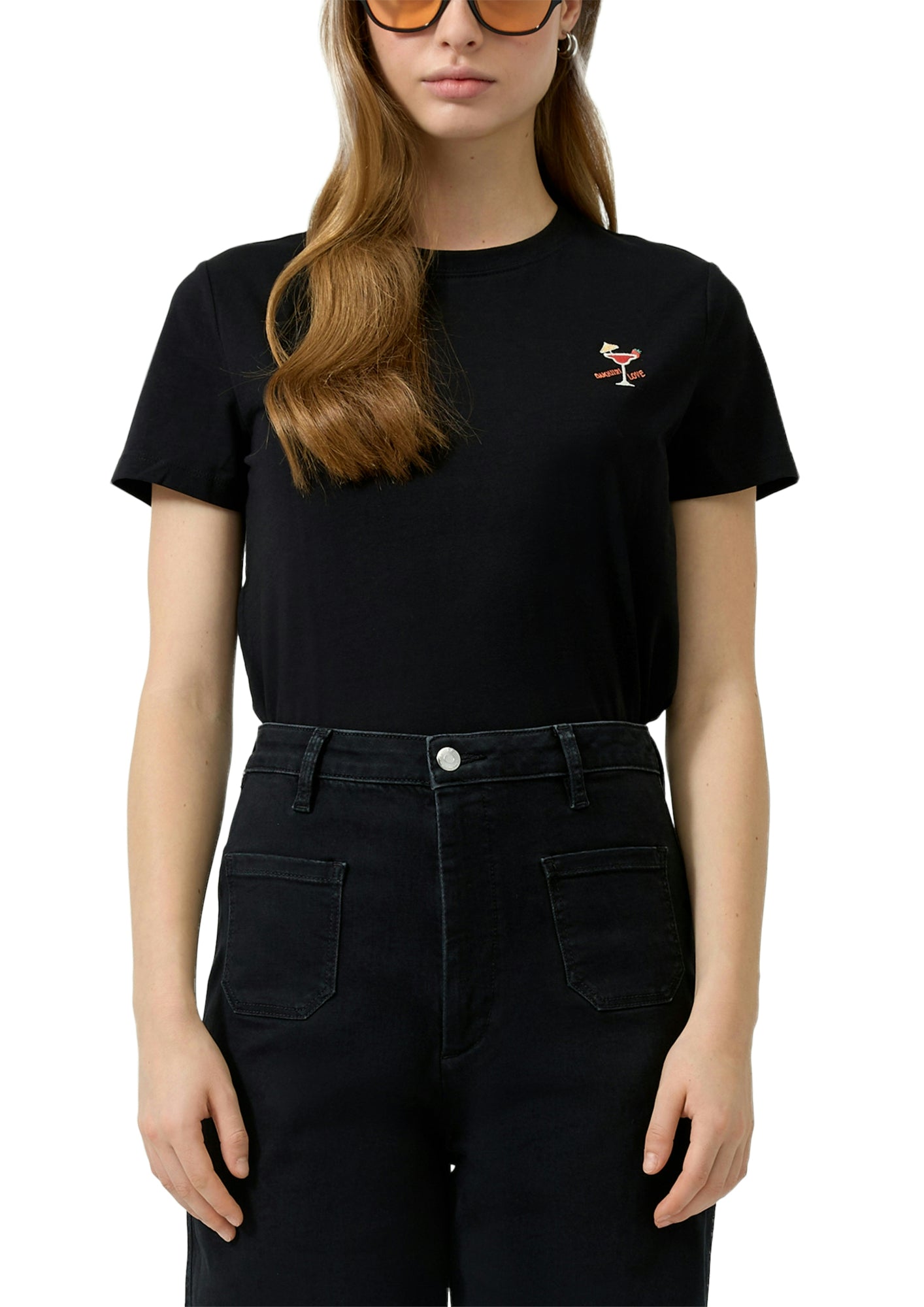 Q/S by s.Oliver T-Shirts  schwarz