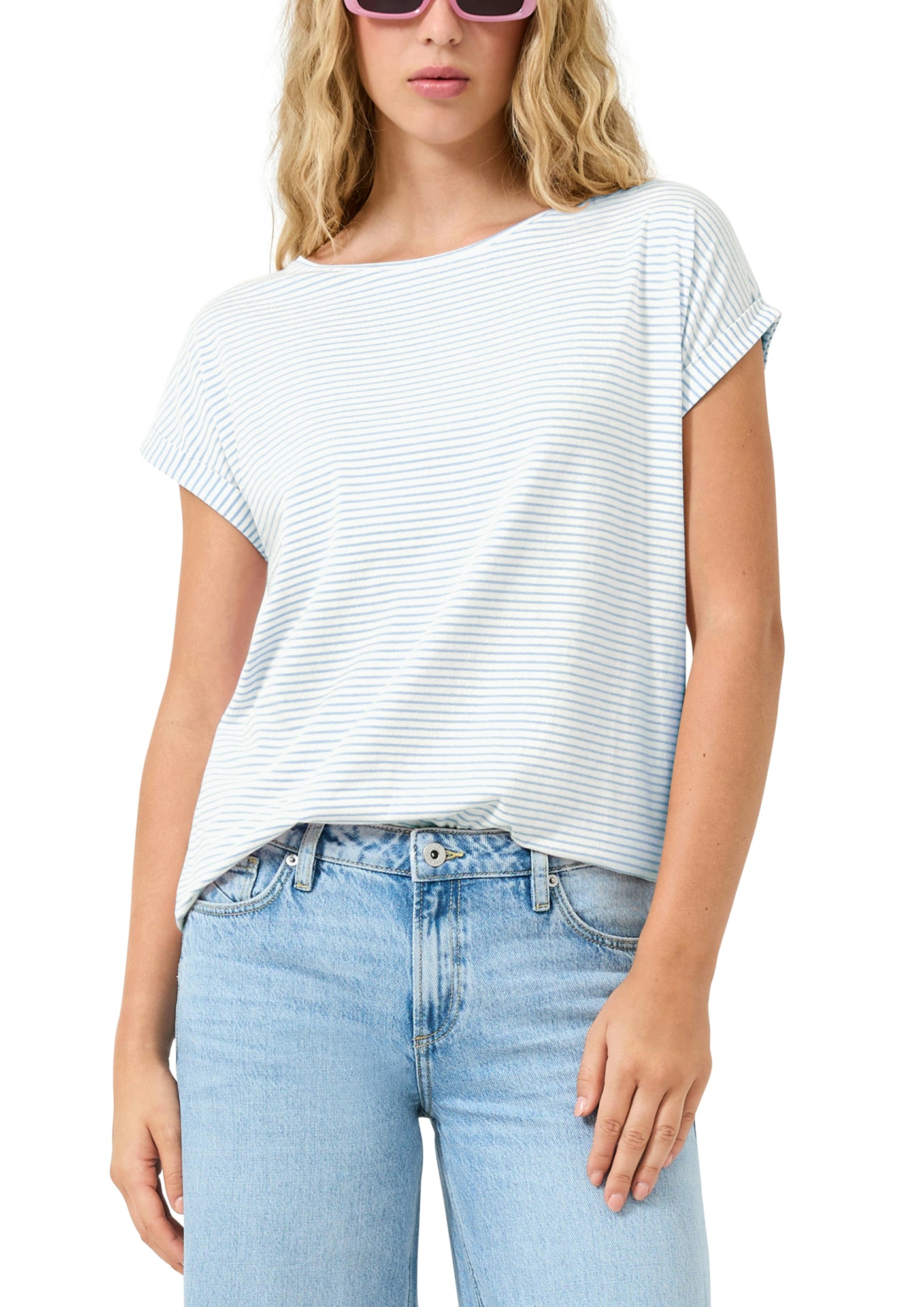 Q/S by s.Oliver T-Shirts  blau