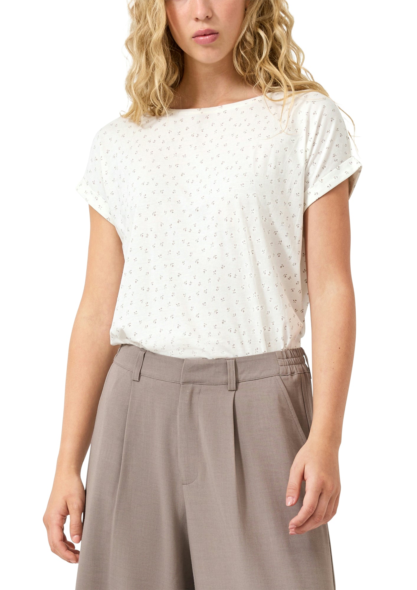 Q/S by s.Oliver T-Shirts  creme