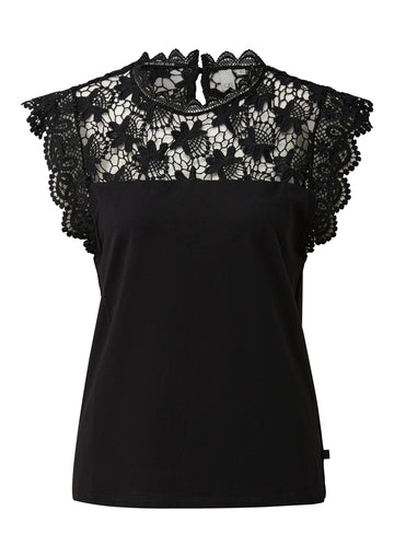 Top mit Spitze