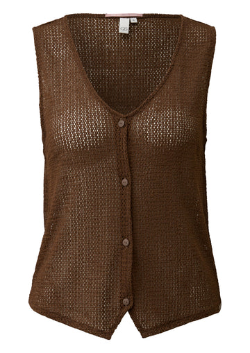Transparente Shirt-Weste