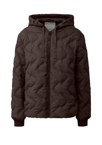 Wattierte Jacke mit geprägtem Steppmuster