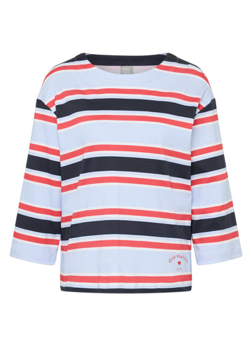 3/4 Arm Shirt mit Streifen