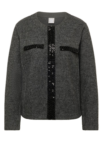 Jacke mit eleganter Bouclé-Optik