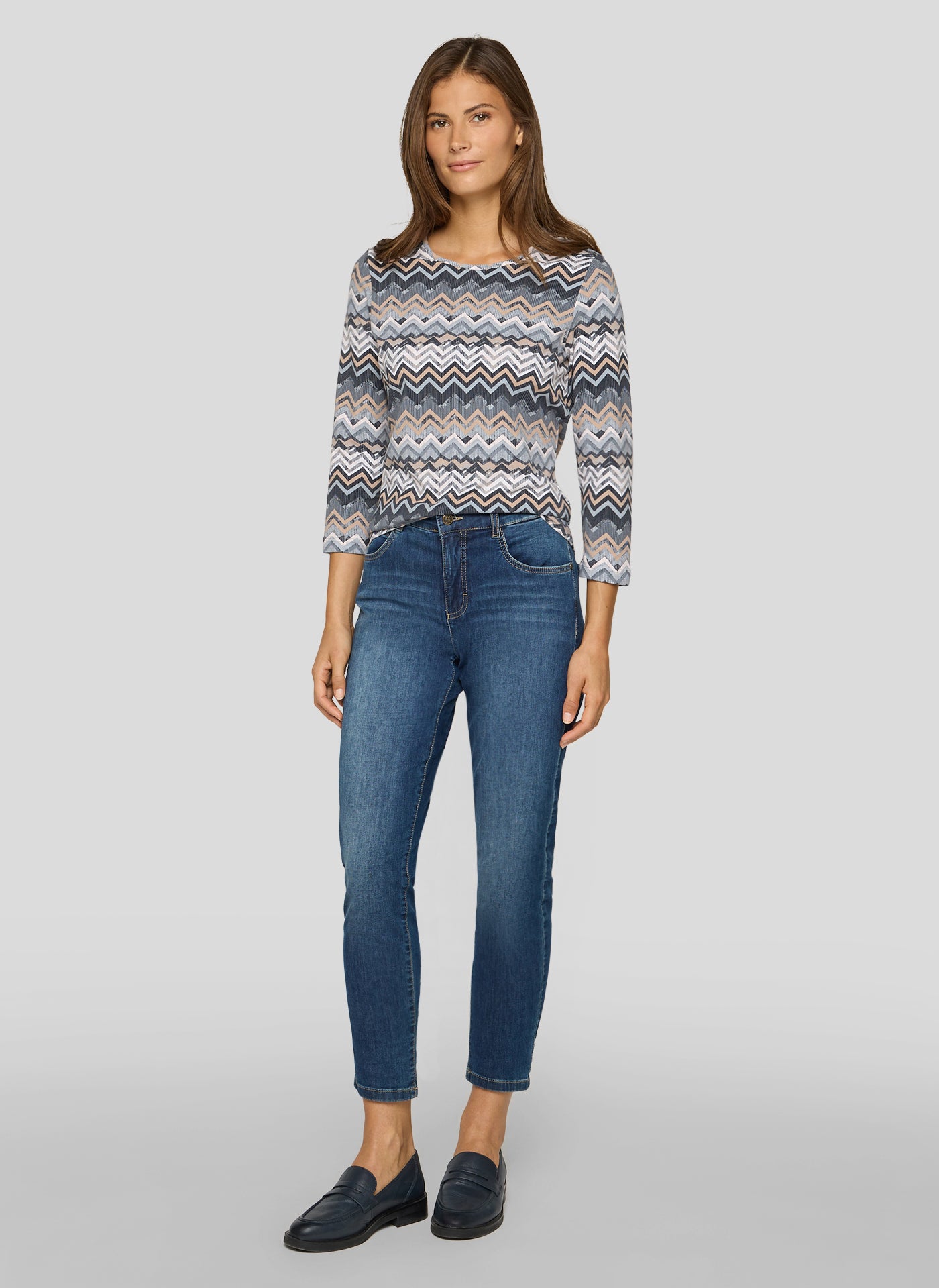 Rabe Langarmshirts  grau