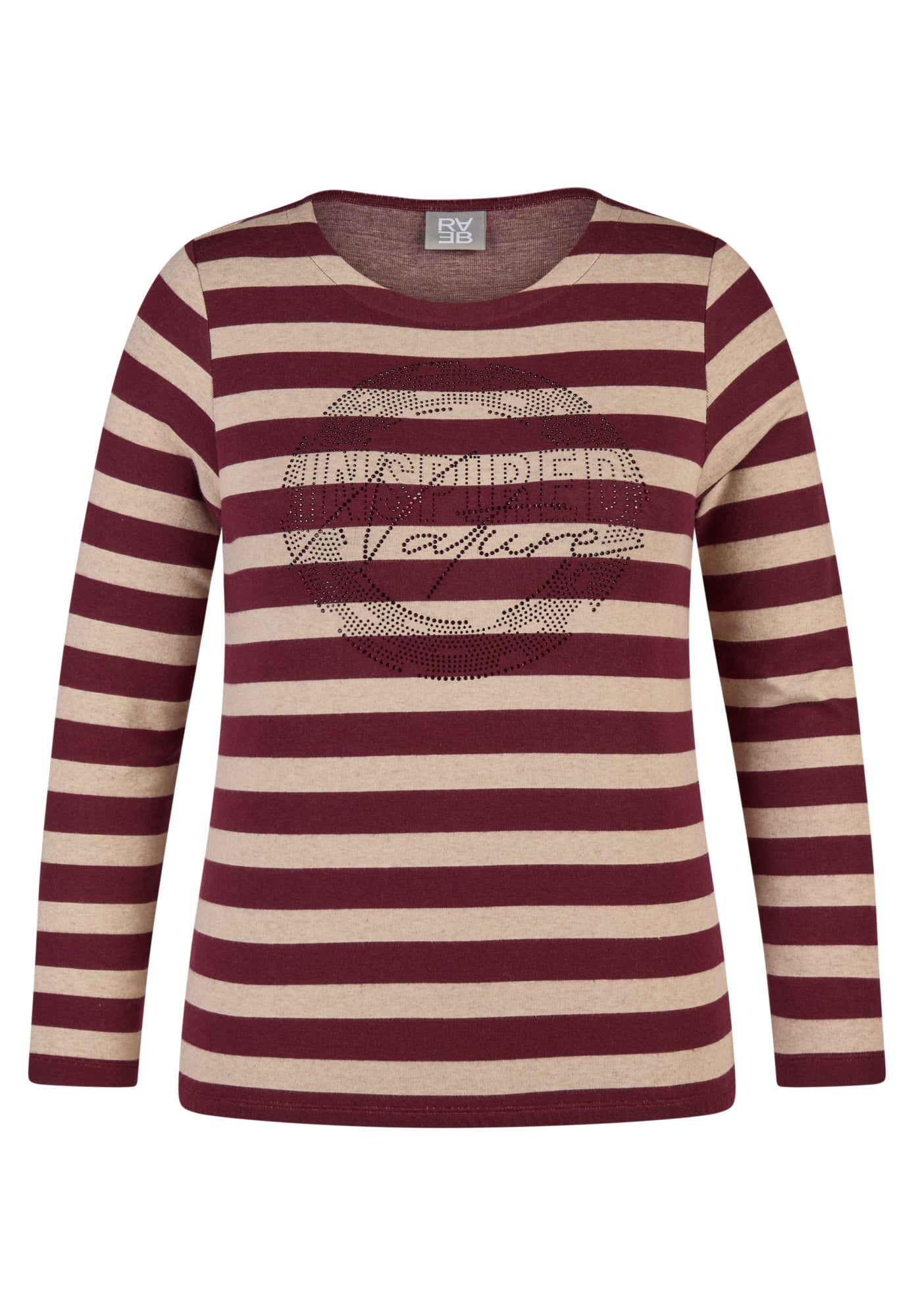 Rabe Langarmshirts  dunkelrot