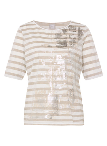 Ocean Drive Shirt mit Streifenmuster