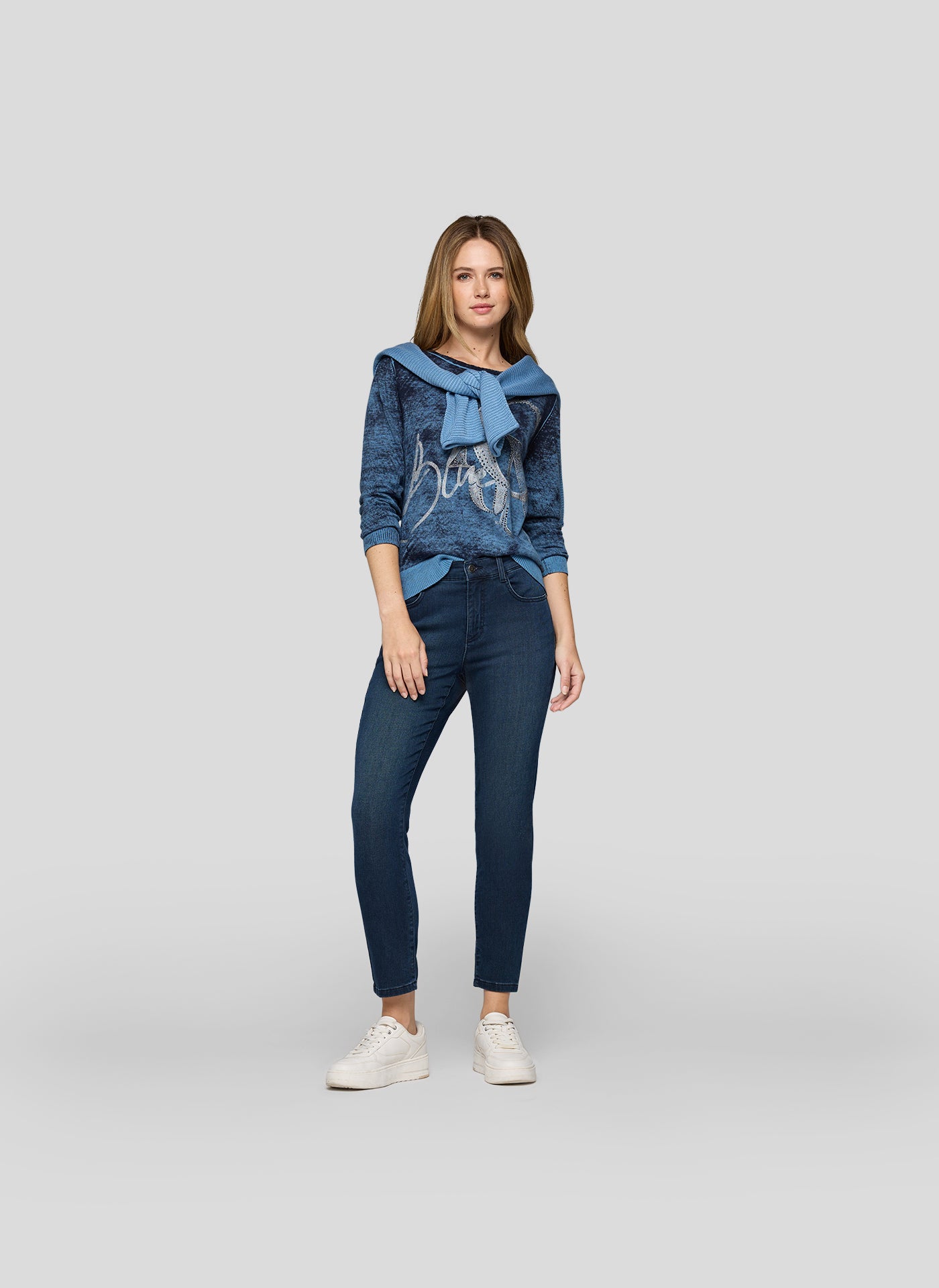 Rabe Pullover  blau