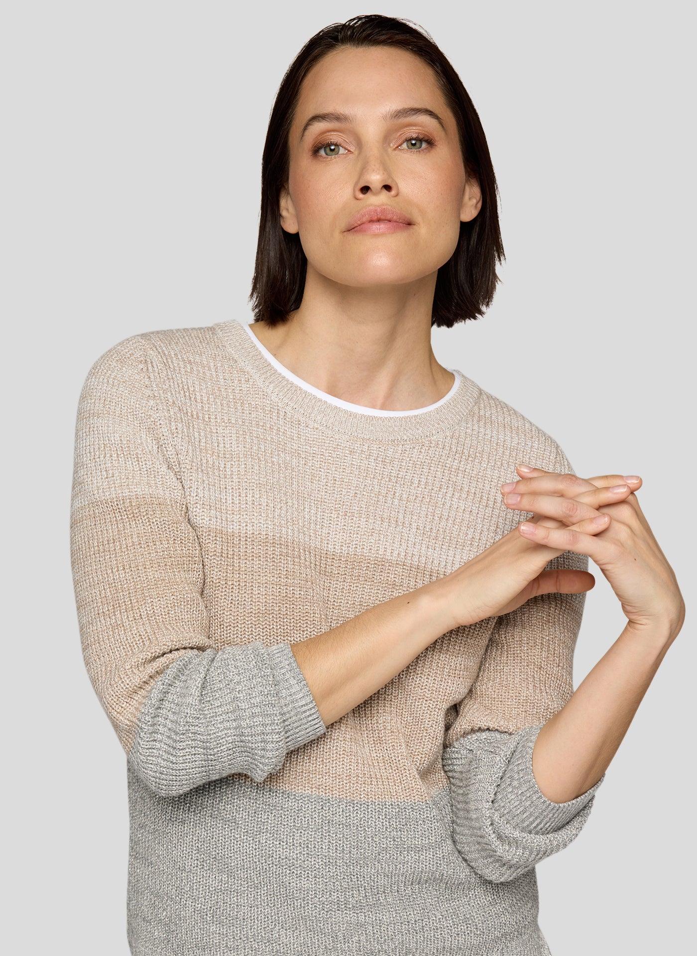 Rabe Pullover  hellbraun