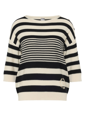 Pullover mit Streifen