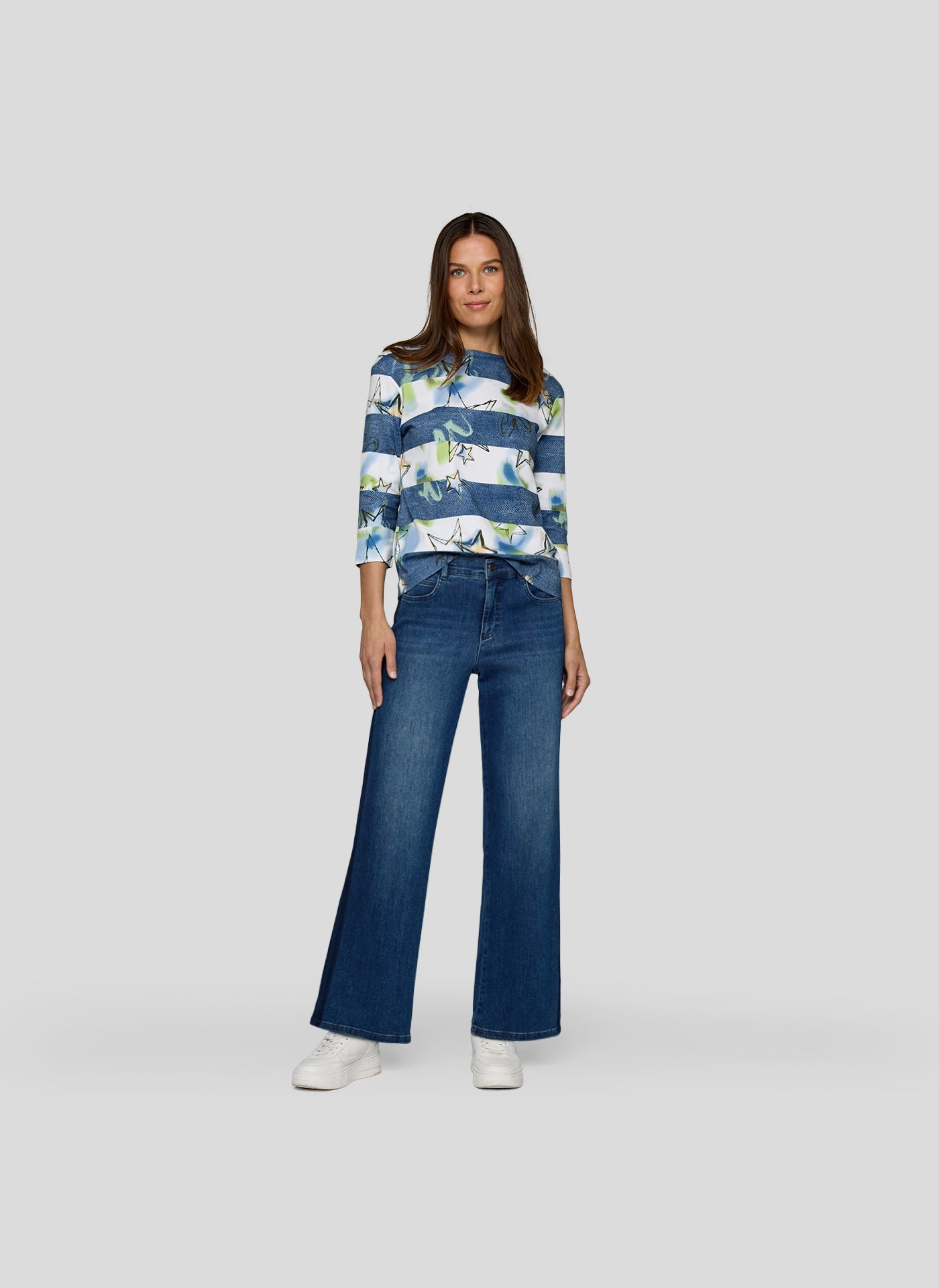 Rabe 3/4-Shirts  blau
