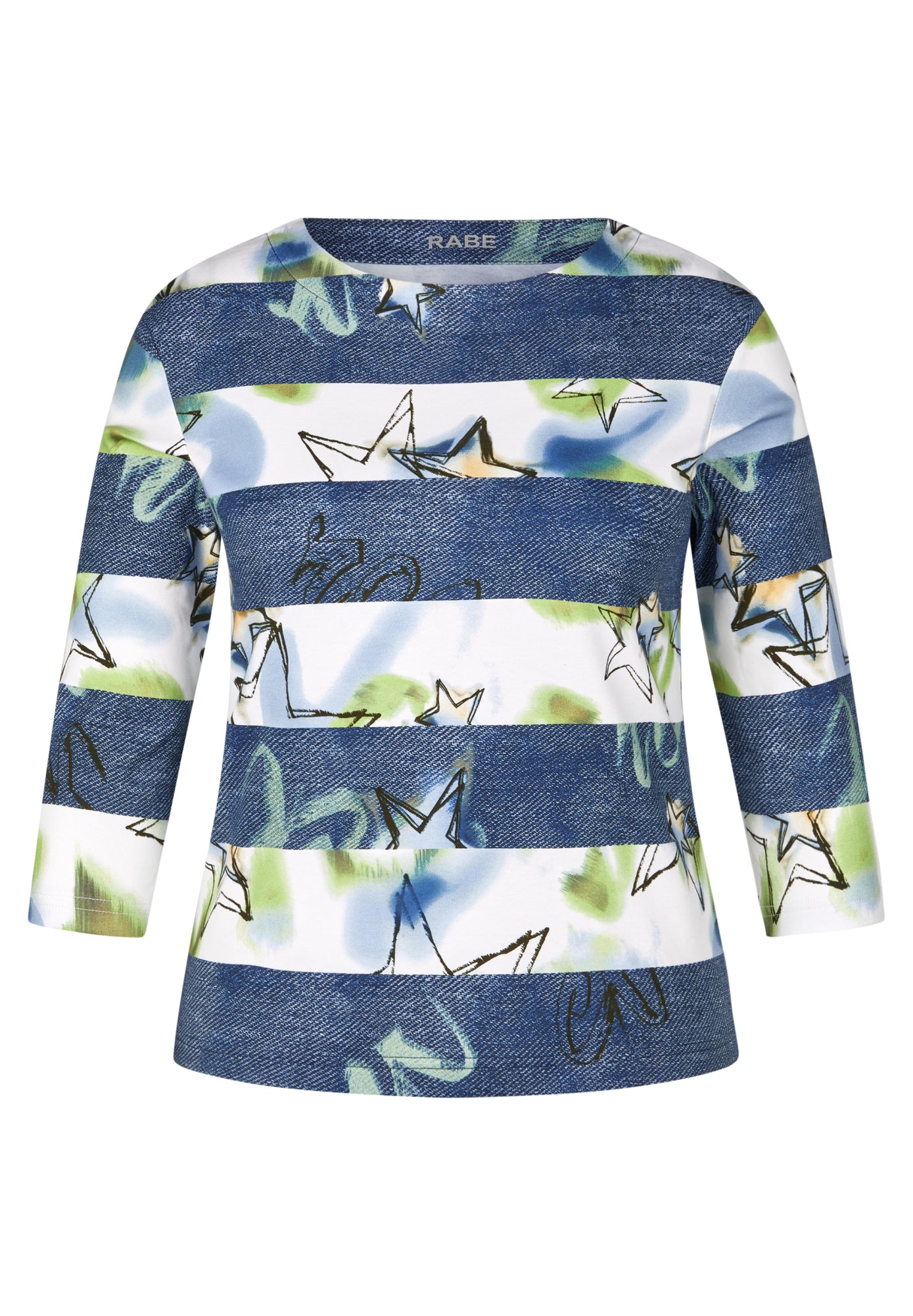 Rabe 3/4-Shirts  blau