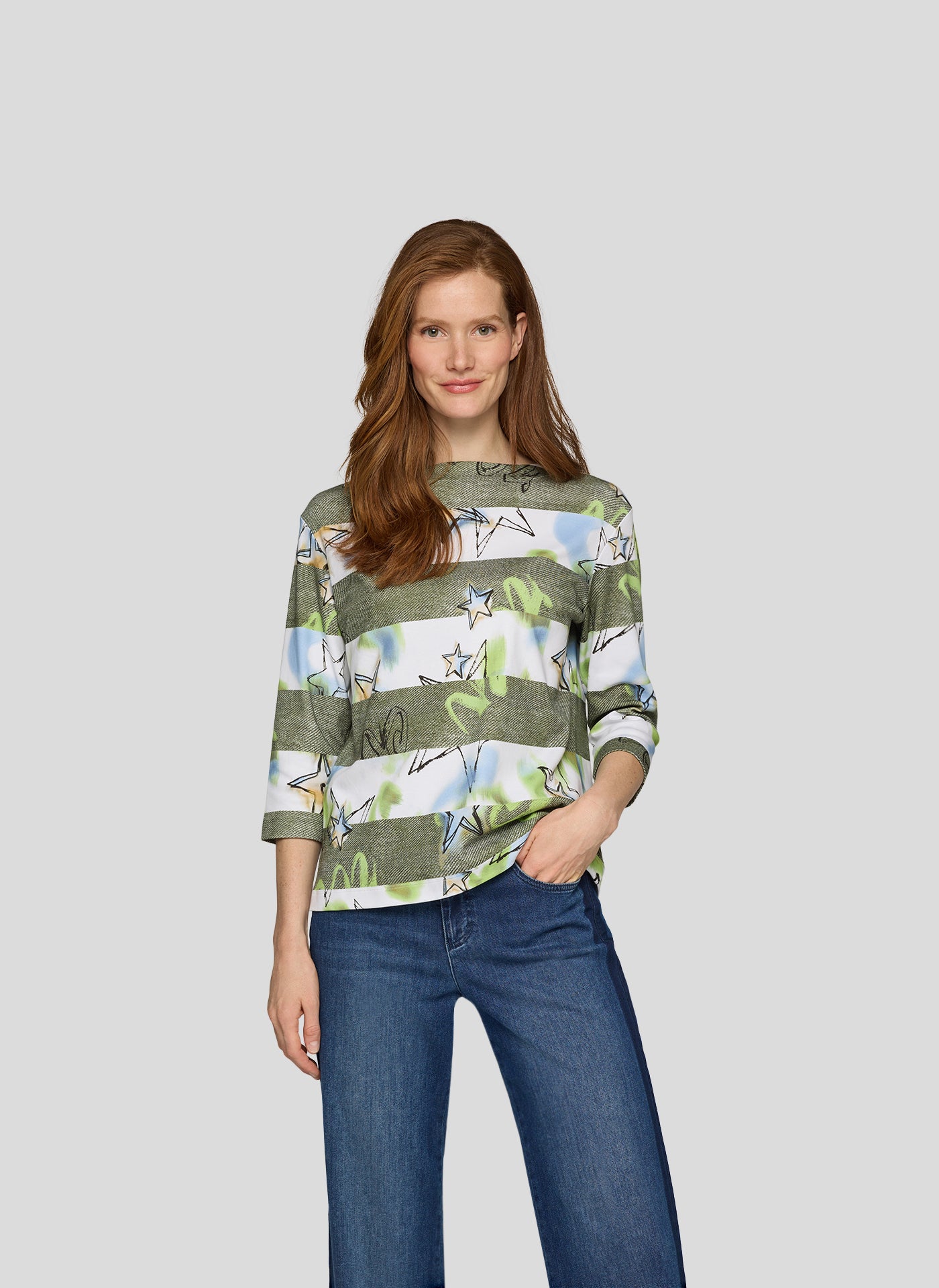 Rabe 3/4-Shirts  grün