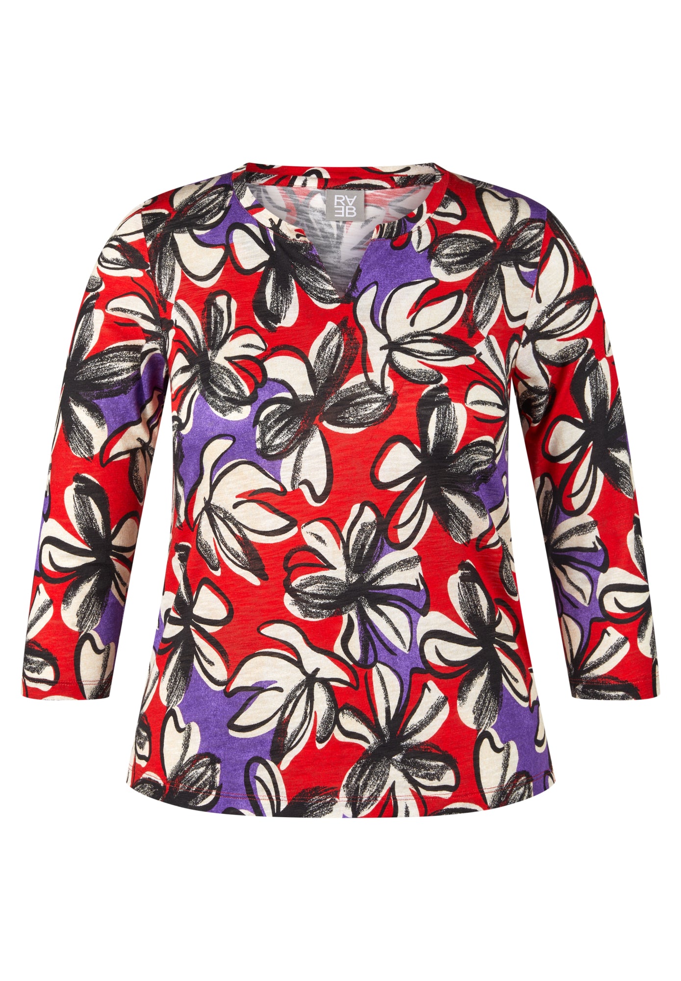 Rabe 3/4-Shirts  rot