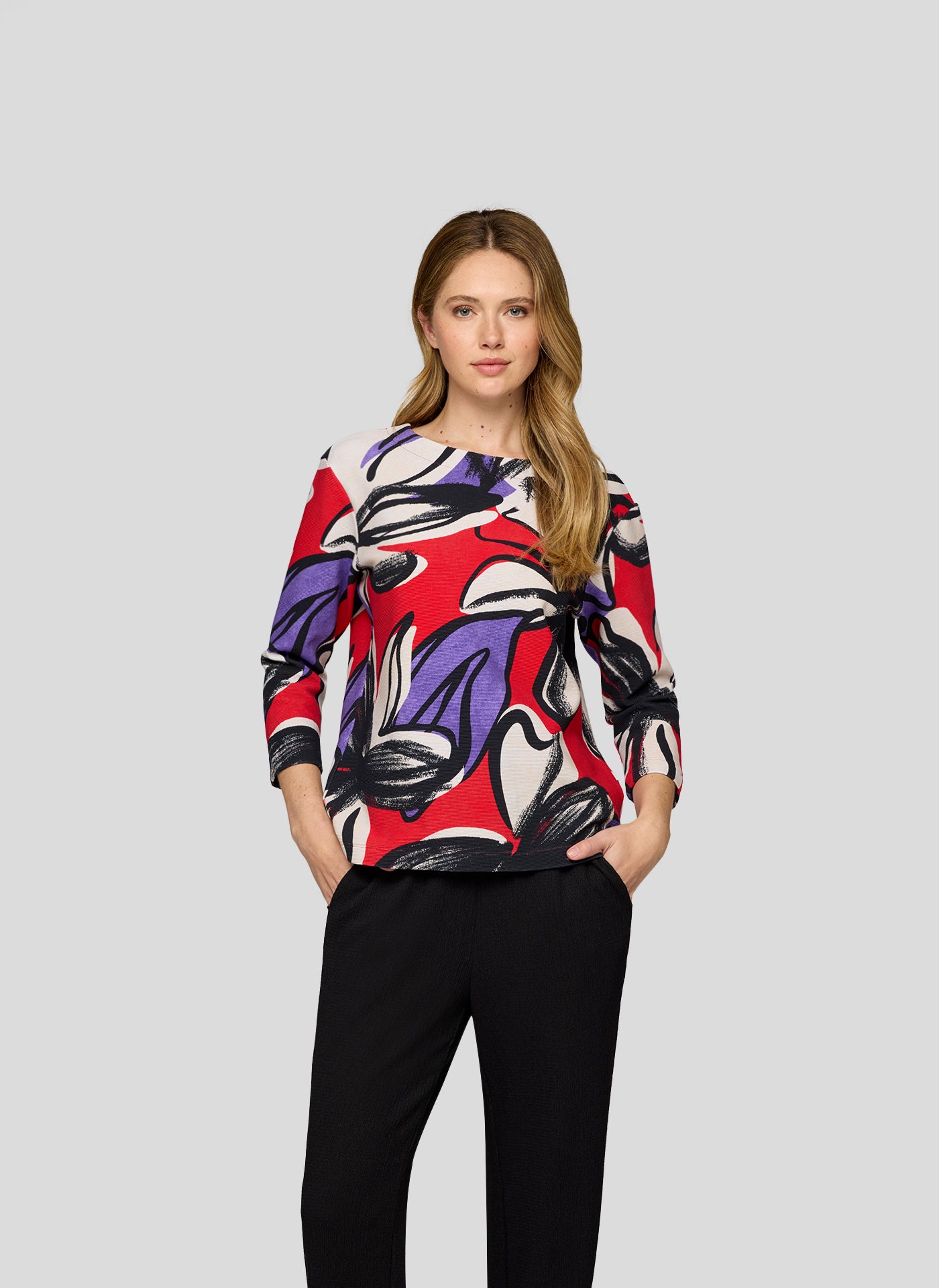 Rabe 3/4-Shirts  bunt