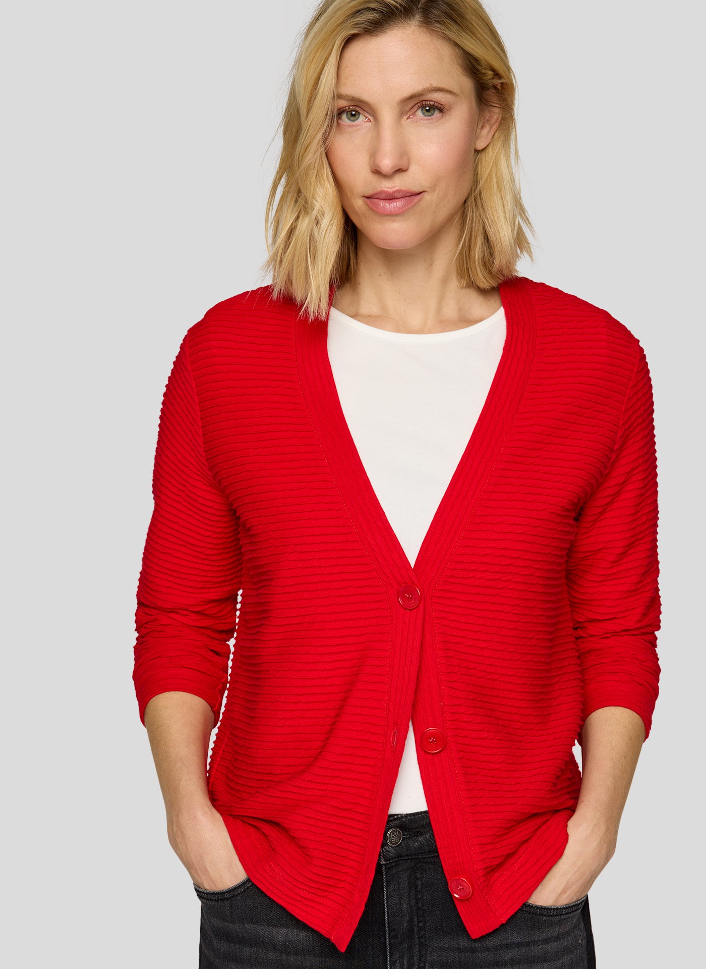 Rabe Strickjacken  rot