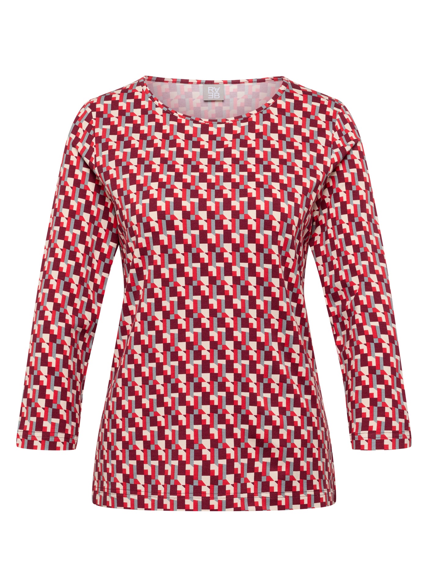 Rabe Langarmshirts  rot