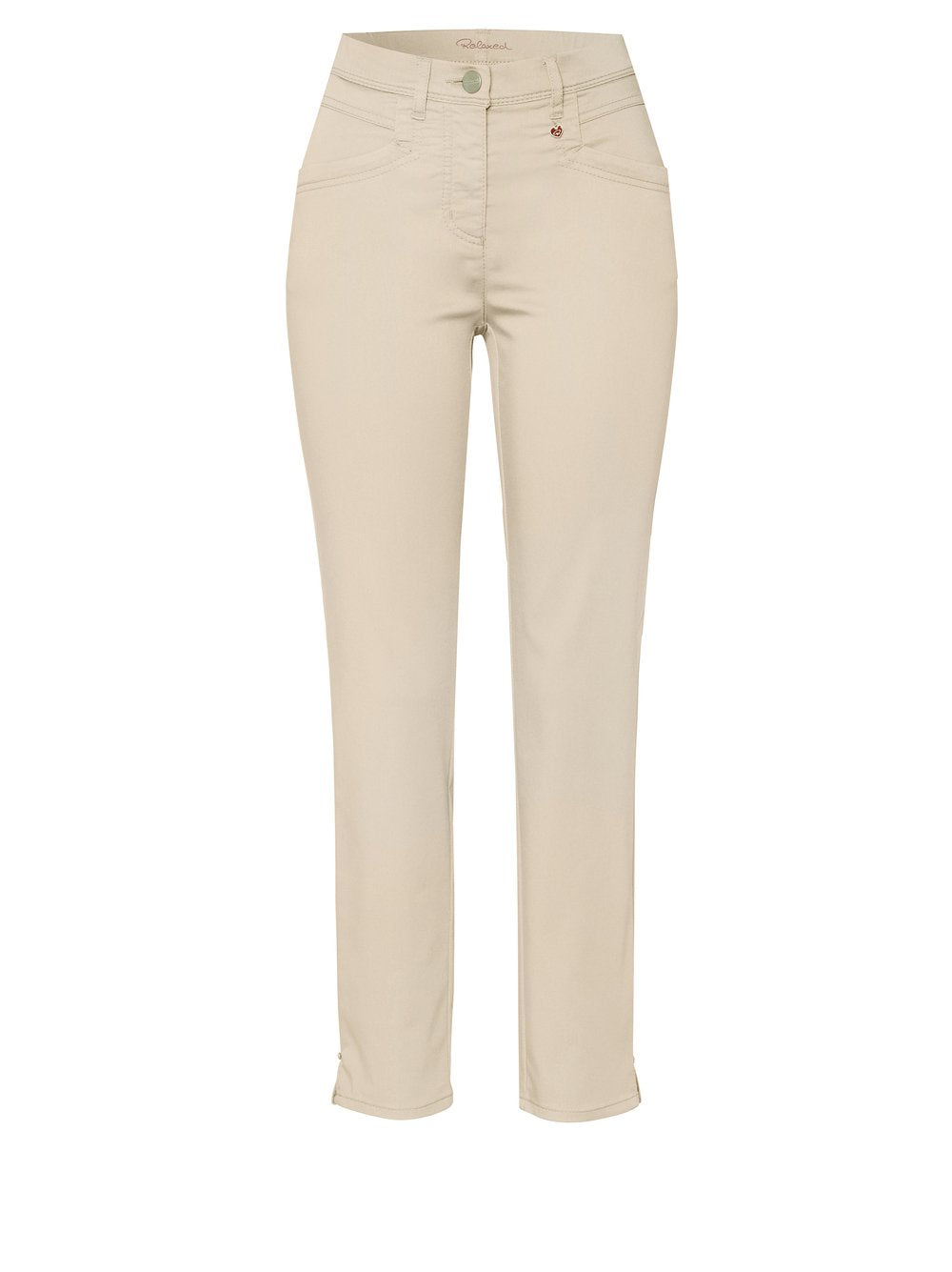Relaxed by Toni Skinny, Slim  beige
