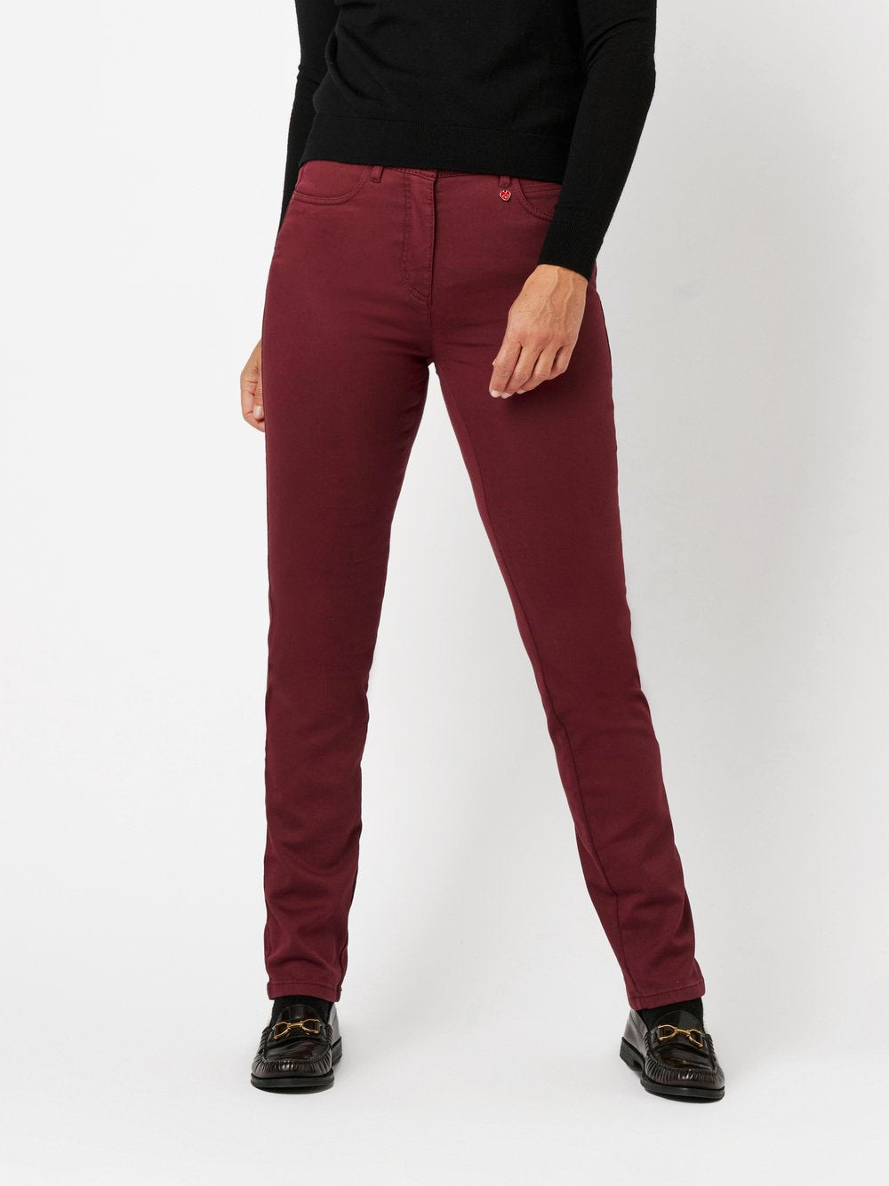 Relaxed by Toni Skinny, Slim  bordeaux