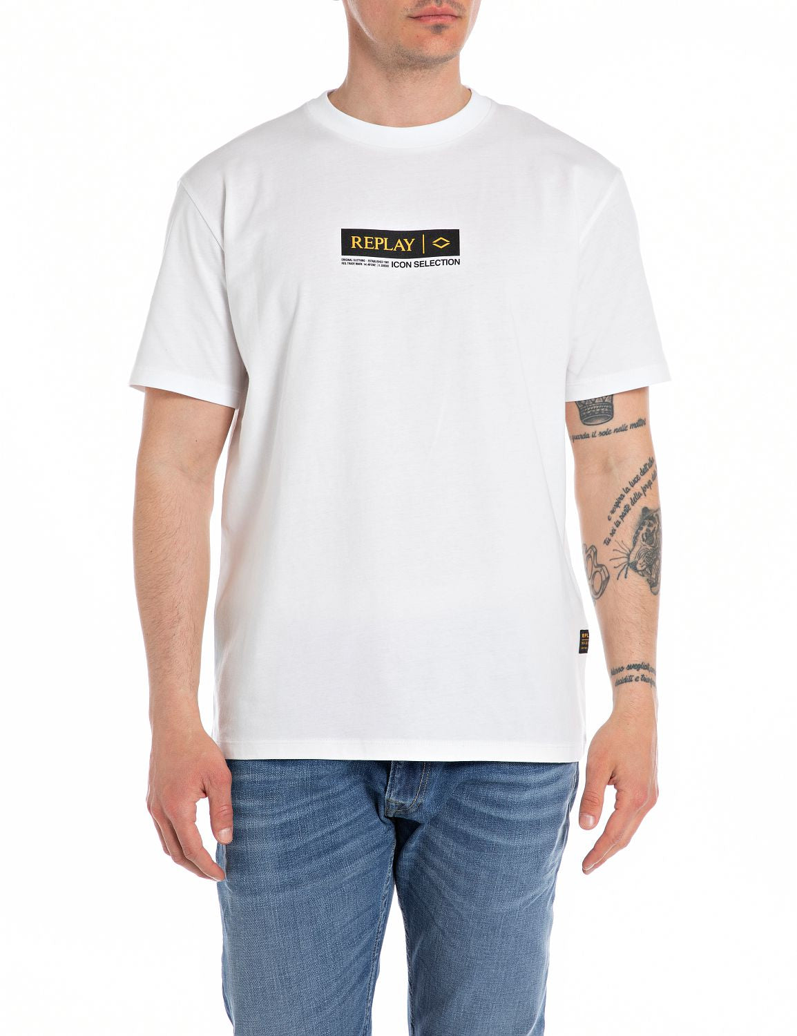 Replay T-Shirts  weiß