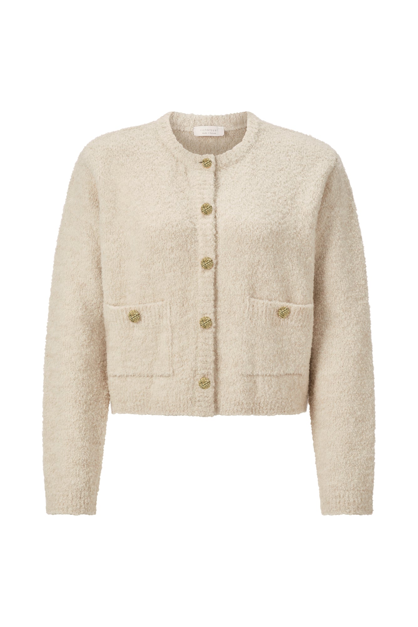 Rich & Royal Strickjacken  creme