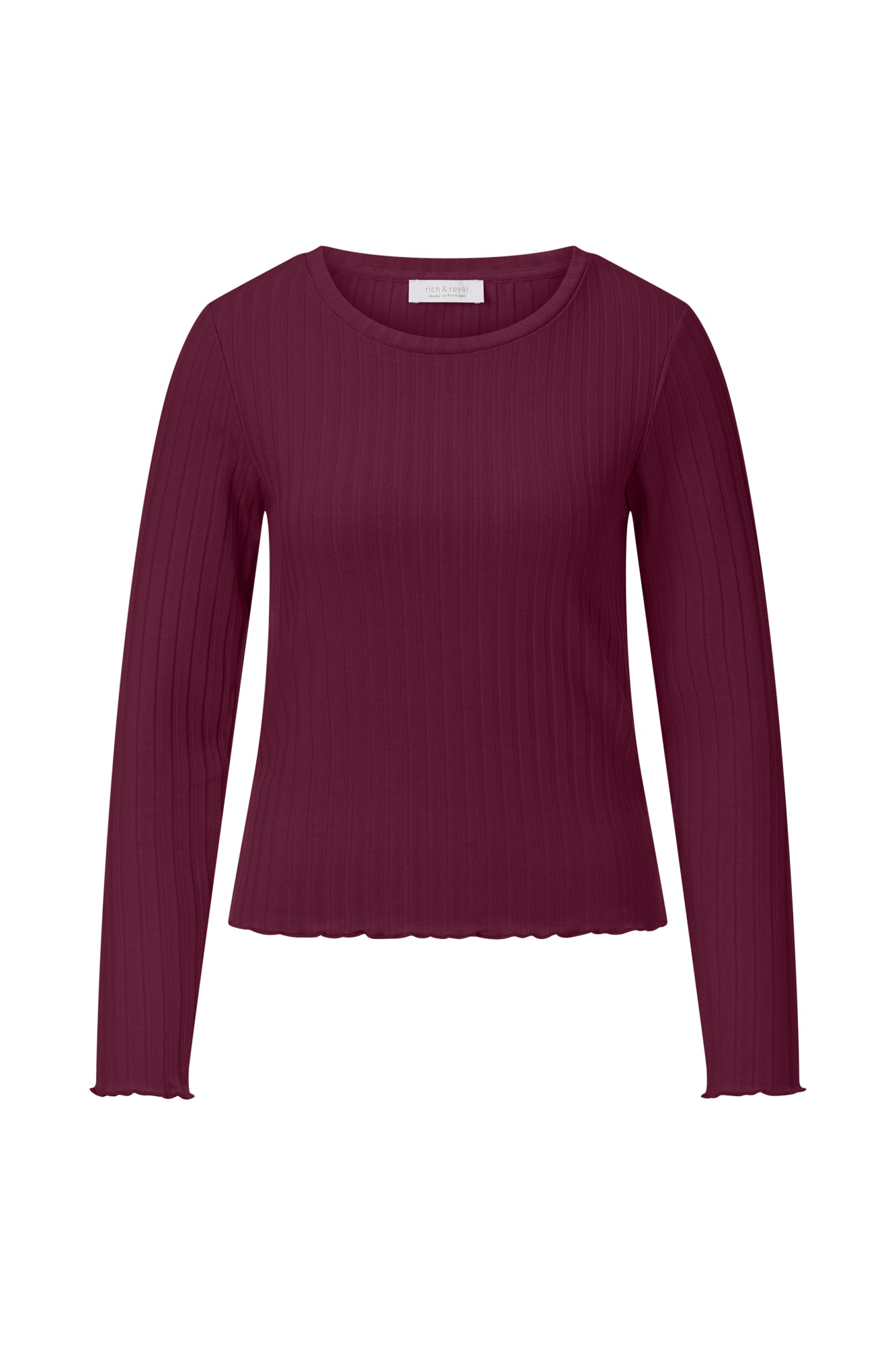 Rich & Royal Langarmshirts  bordeaux