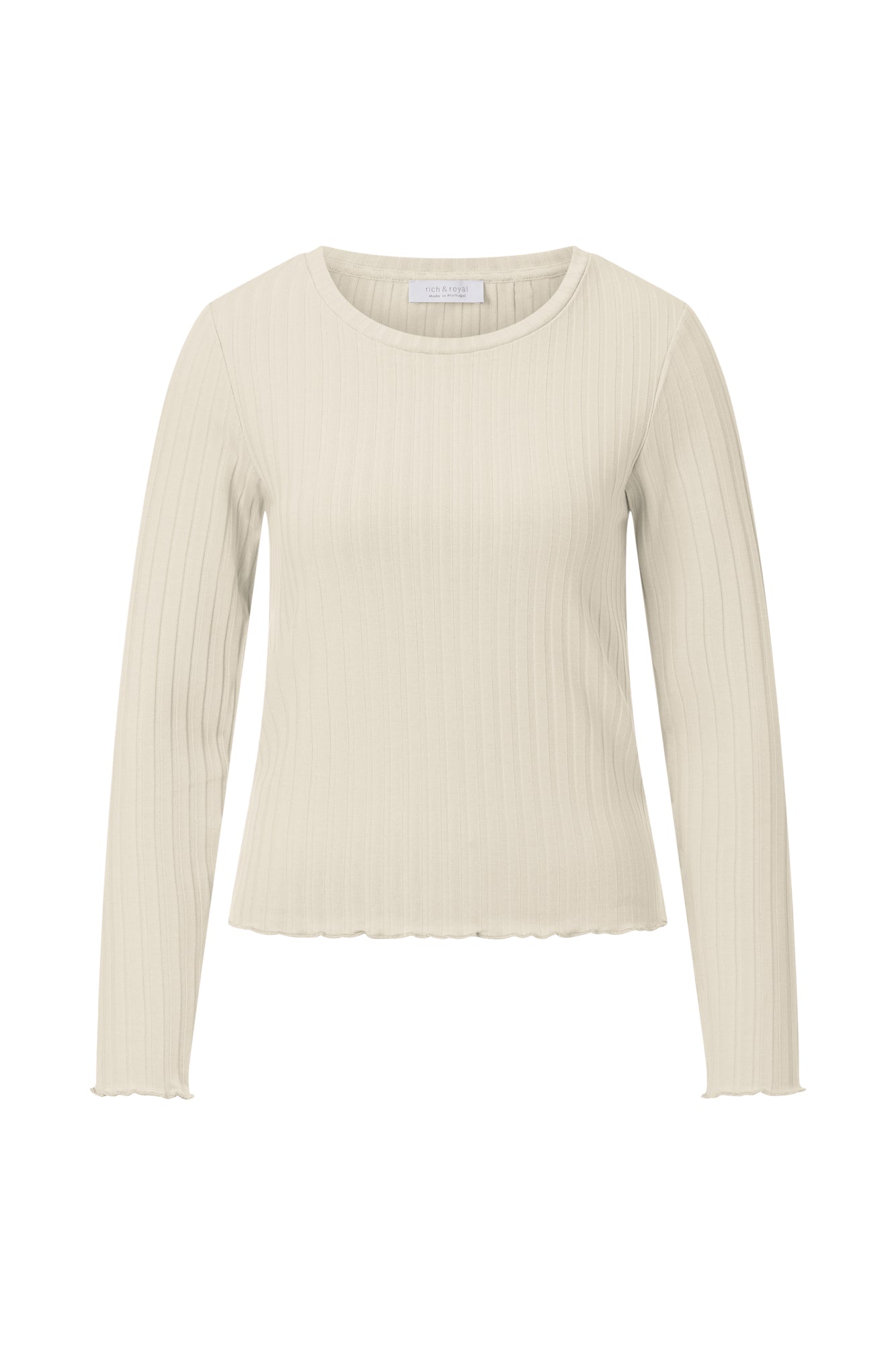 Rich & Royal Langarmshirts  creme