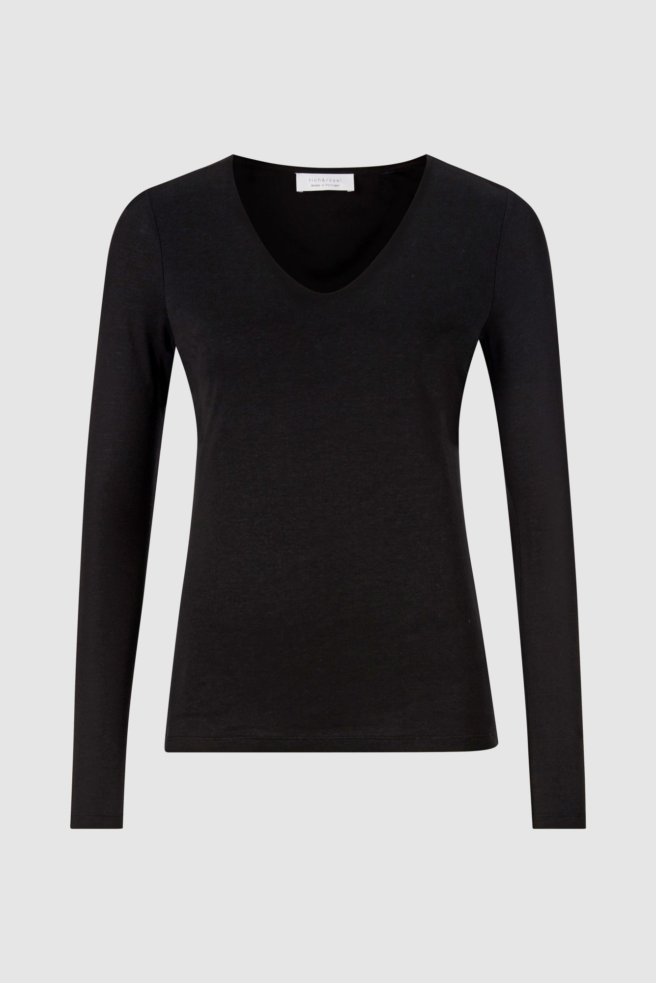 Rich & Royal Langarmshirts  schwarz