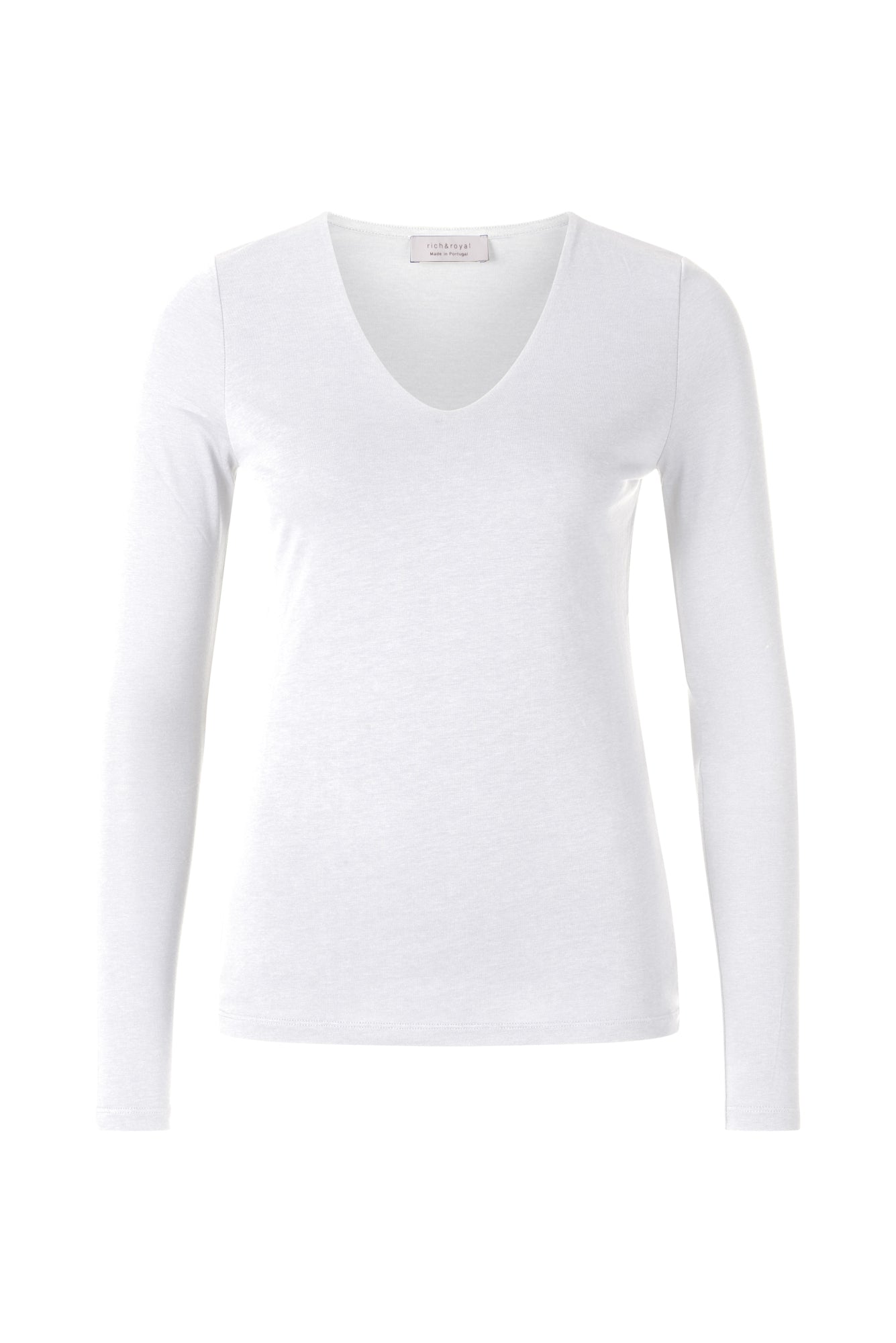Rich & Royal Langarmshirts  weiß