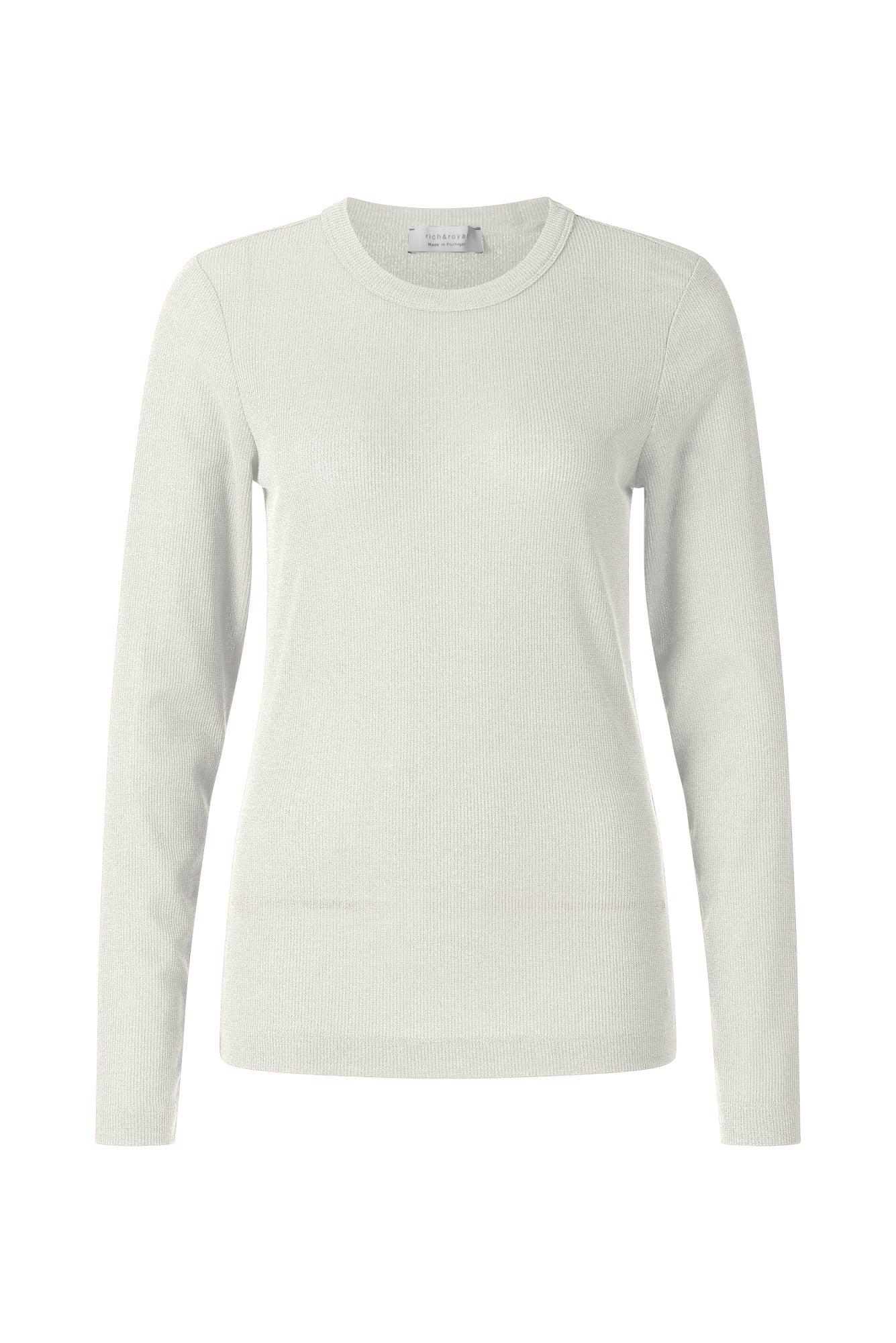 Rich & Royal Langarmshirts  weiß