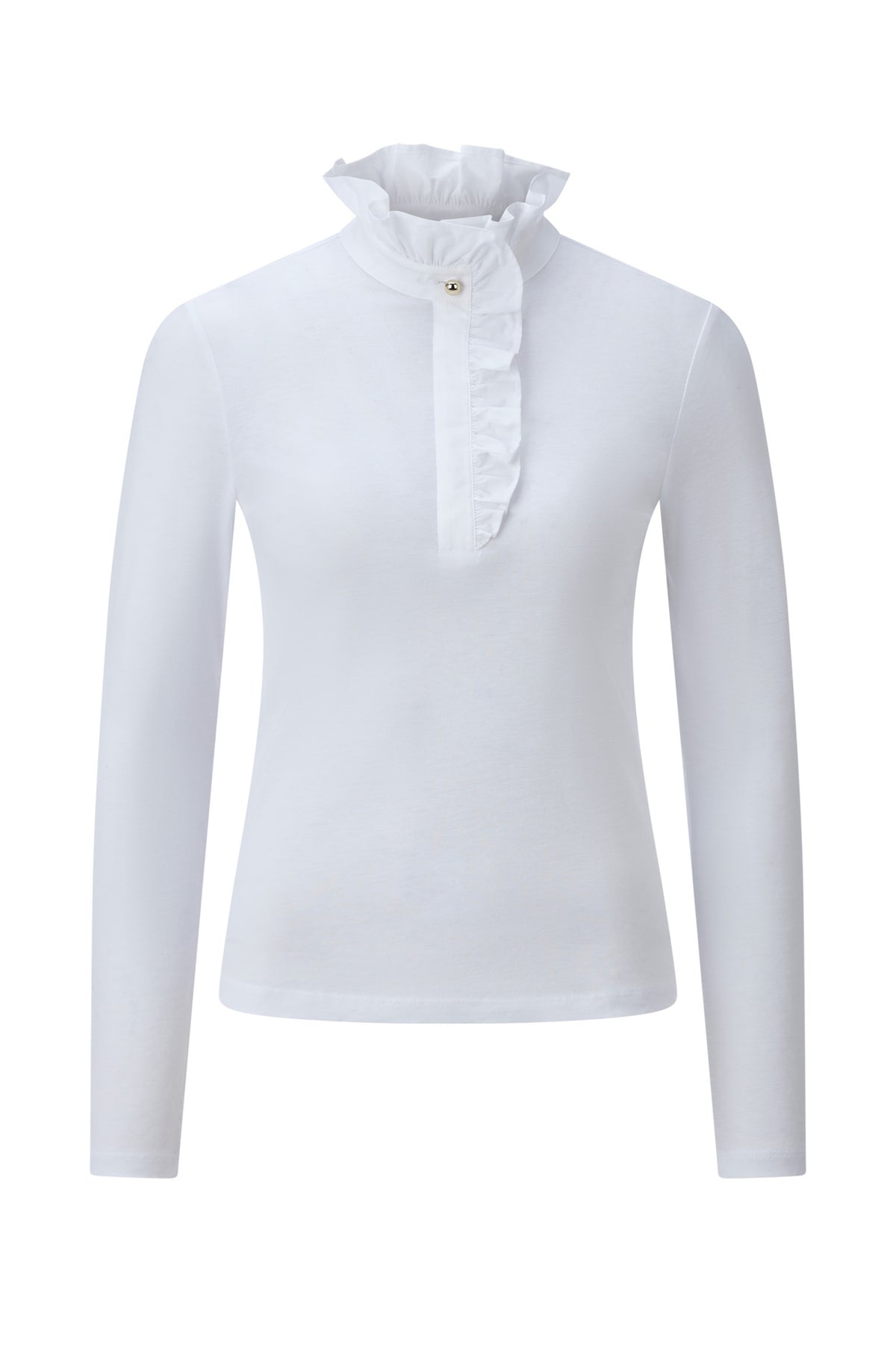 Rich & Royal Langarmshirts  weiß