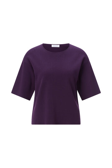 Oversized T-Shirt aus Viskose-Mix