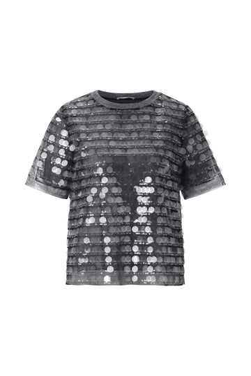 Pailletten-Bluse