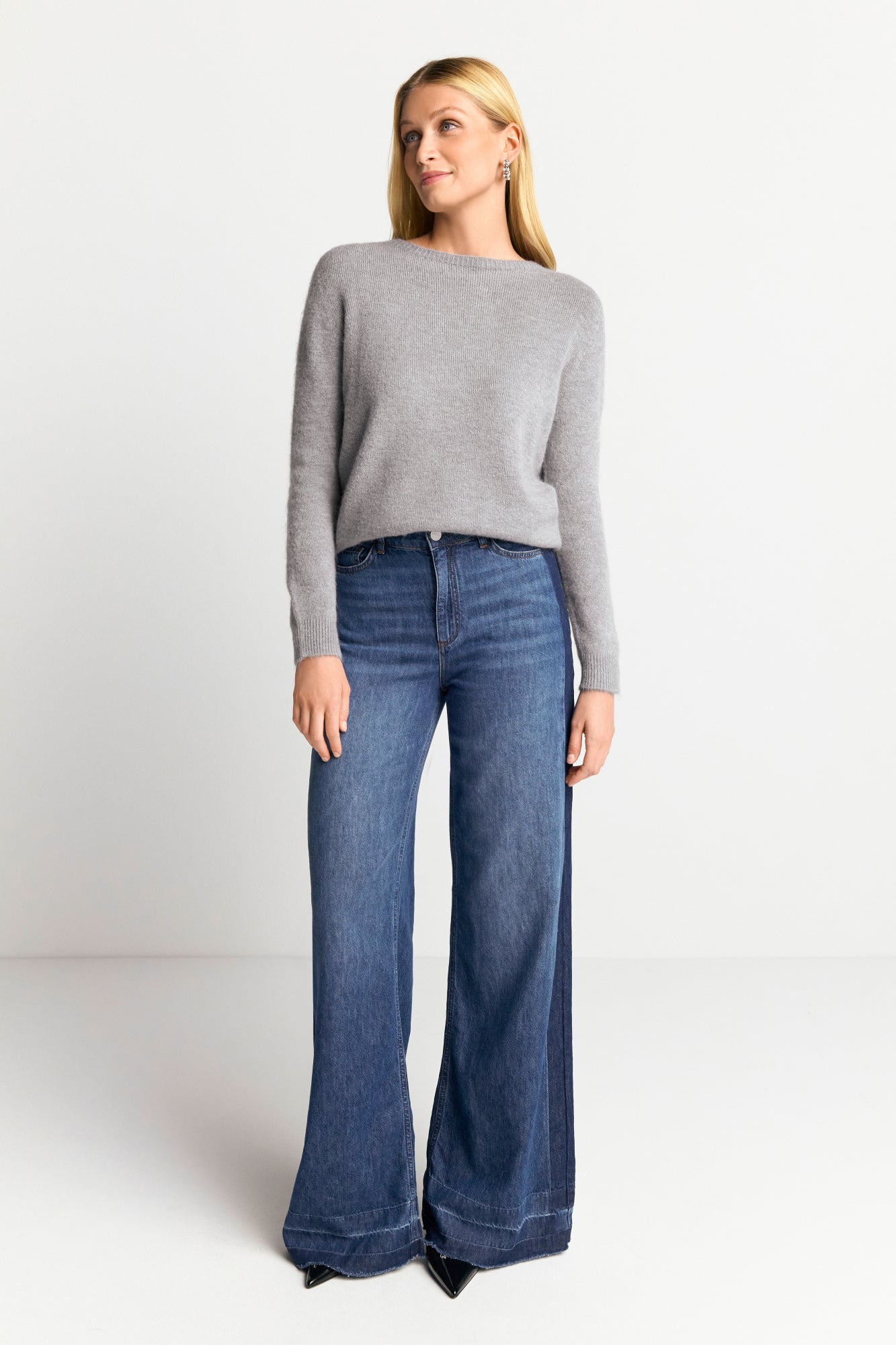 Rich & Royal Pullover  grau