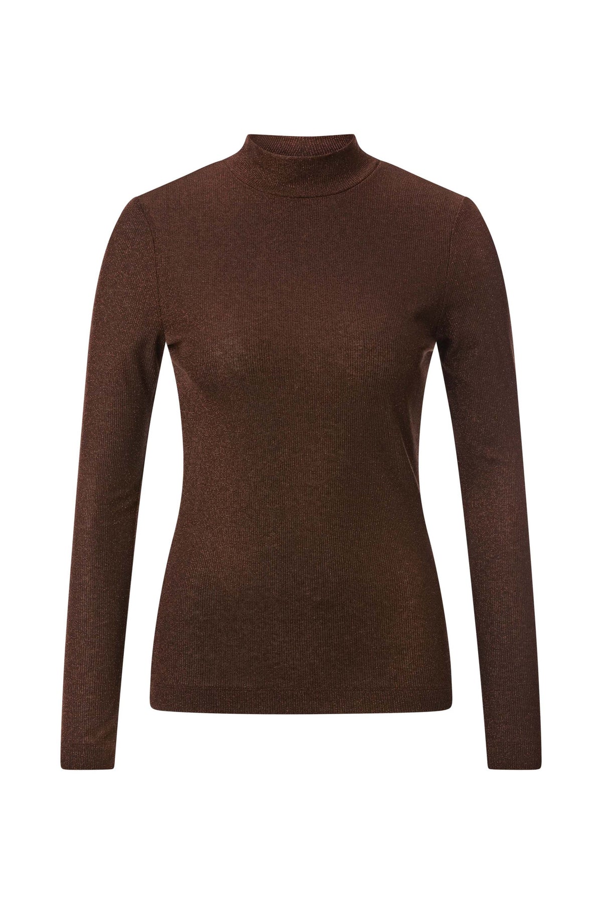 Rich & Royal Langarmshirts  braun