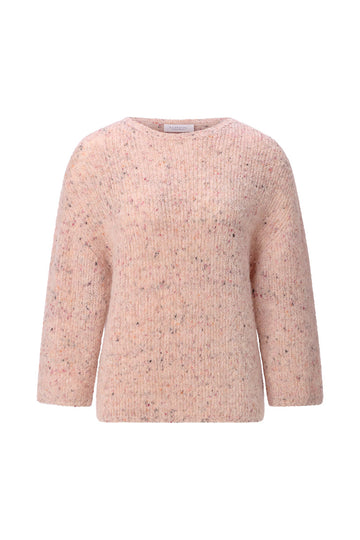 Strickpullover aus Alpaka-Mix mit Donegal-Noppen