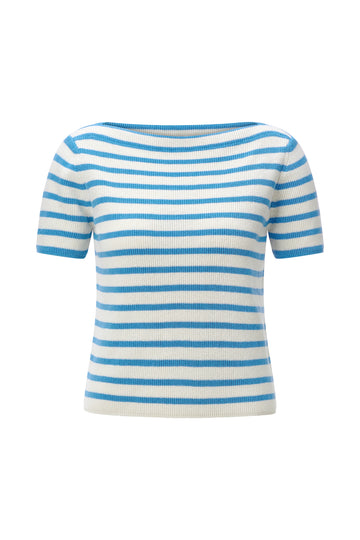 Strickshirt mit Streifen