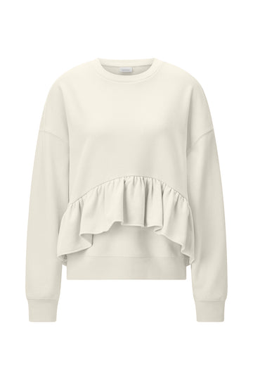 Sweatshirt mit Rüschen-Volant
