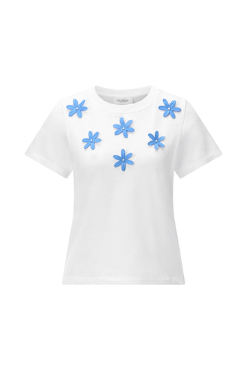 T-Shirt mit Blumen