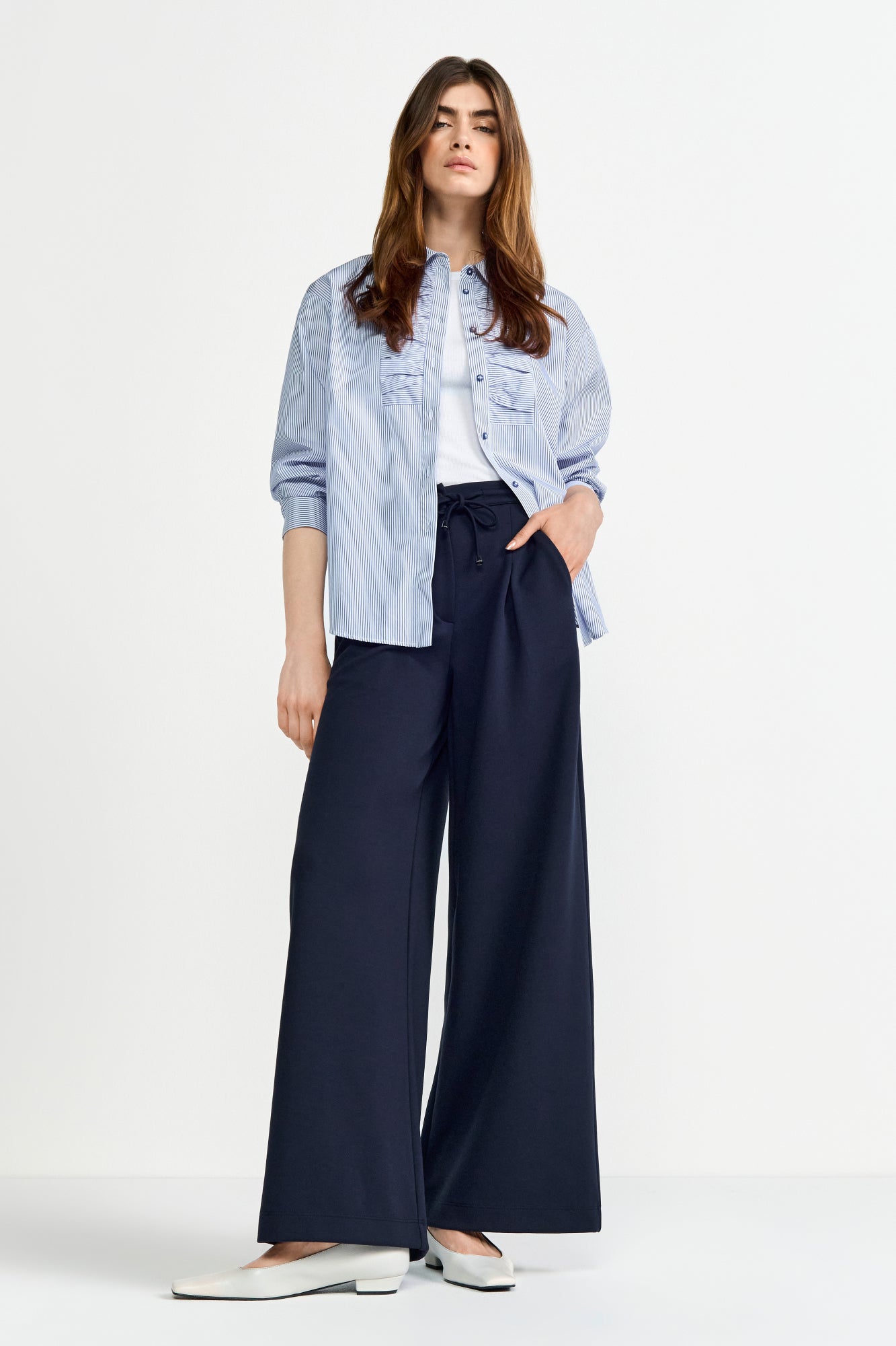 Rich & Royal Businesshosen  dunkelblau