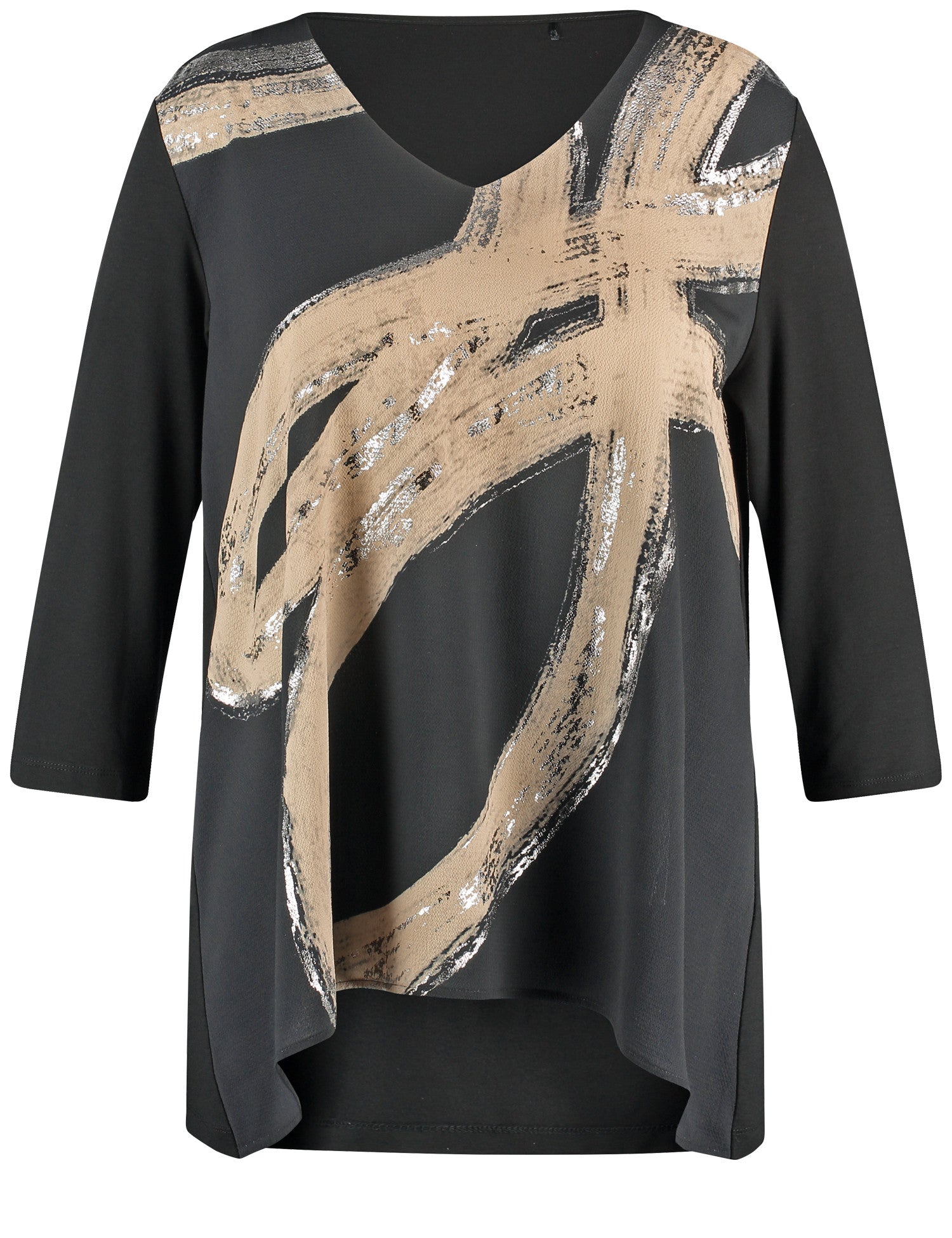 3/4-Shirts  schwarz