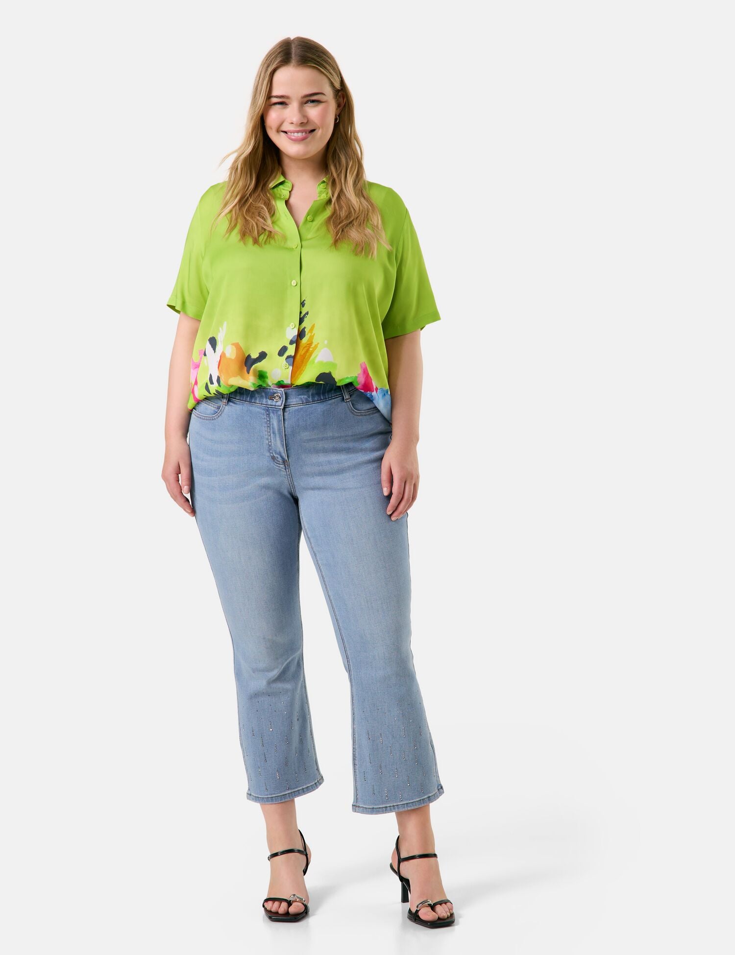Samoon Jeans  blau